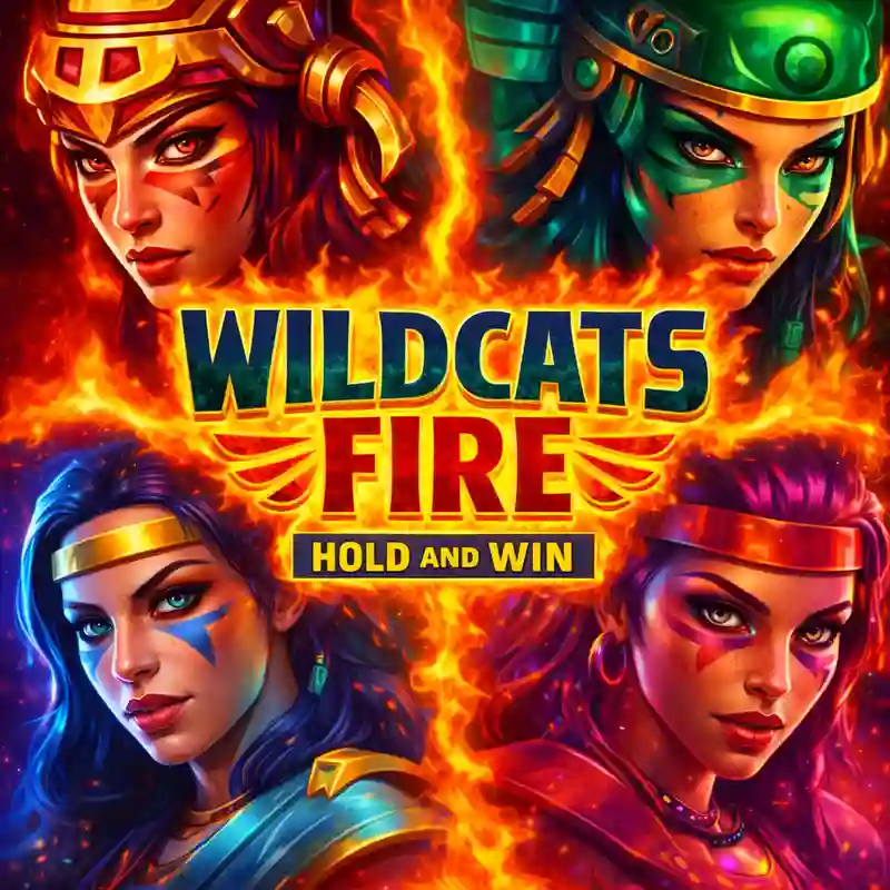 Wild Cats Fire slot game interface